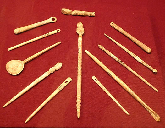 ブルサの博物館で見た骨製の針